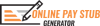 Online Paystub Generator