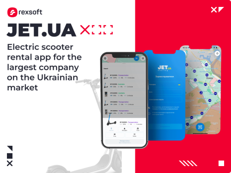 Jet.UA - e-scooter rental app