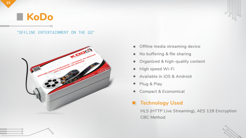 KoDo - Offline Media Streaming Device