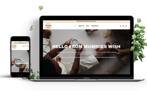 Mummies Wish Ecommerce Website