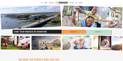 A website to sell Paradise