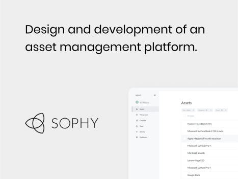 Design and development of an asset management platform.