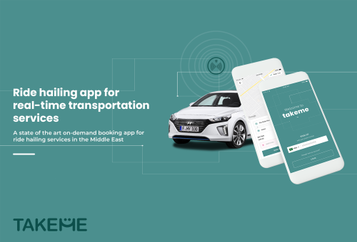 Takeme - A ride hailing app to connect drivers with customers in real-time