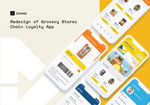 Redesign of Grocery Stores Chain Loyalty app