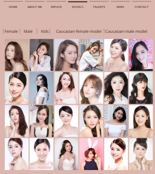KOL Model Agency Website