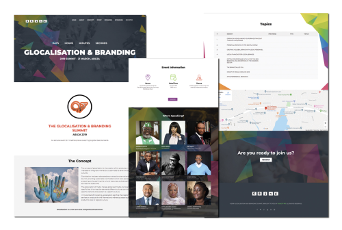 Event Website for a PR Agency