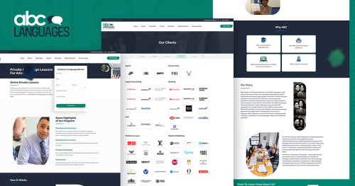ABC Languages - Website Design & Development
