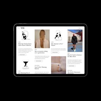 Website Design and Development for Nuage