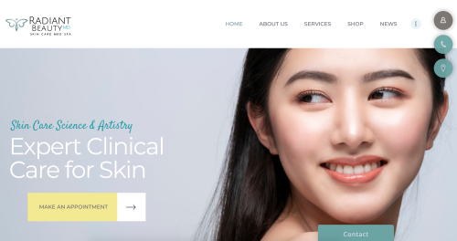 Radiant Beauty Web Development