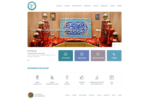 Ankara Foundation Works Museum Web Design And Development