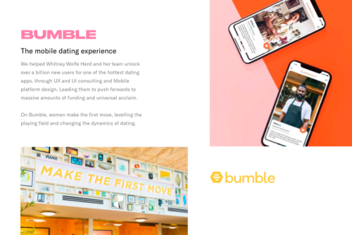 Bumble  The Mobile Dating Experience