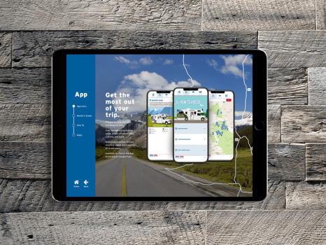 Cruise America Interactive Digital Display