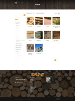 Woods & Construction Ecommerce Store Development
