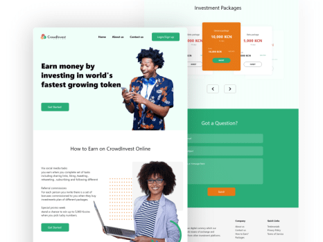 Web application development for Centralized Investment firm