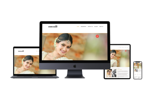 web for wedding photography company