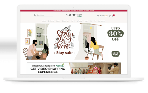 Saree - Magento Ecommerce Development