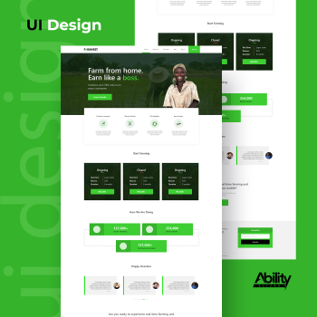 Agro-investment UI/UX