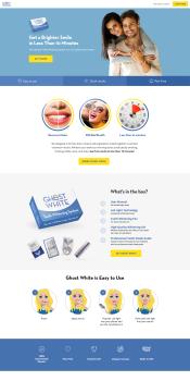 Ghost White Landing Page