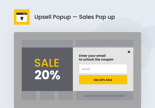 Upsell Popup ‑ Sales Pop up