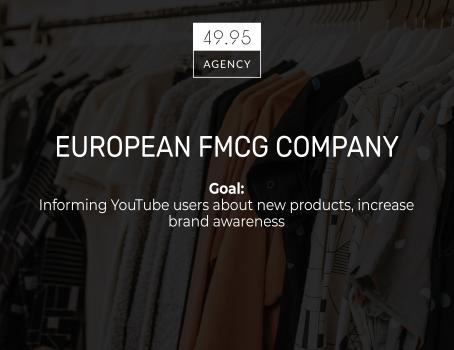 European FMCG company (YouTube campaigns)