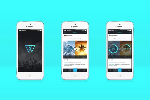 Winq mobile app branding & UI/UX