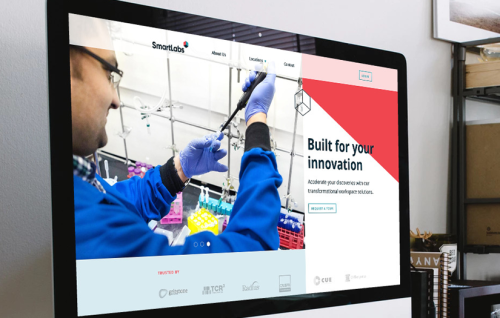 SmartLabs - Brochure site for technology startup