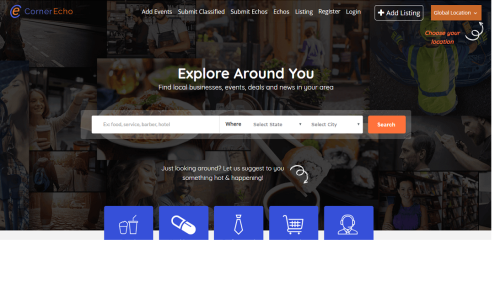 CornerEcho - Find local businesses, events, deals and news in your area