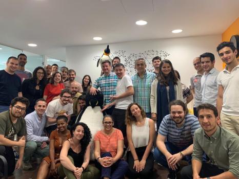 Penguins in Lisbon headquarters