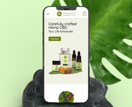 E-commerce development -CBD products