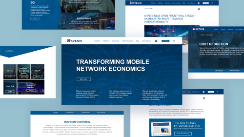 Mavenir Website Design