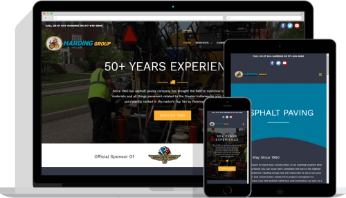 Harding Group Website Redesign