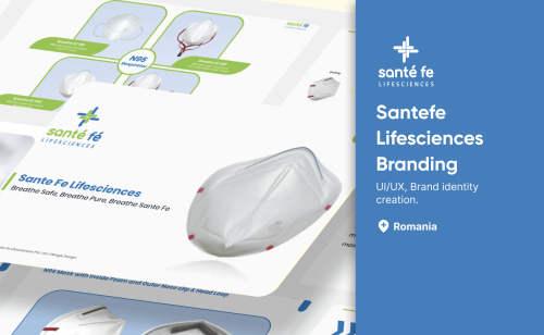 Making Santefe Lifescience new identify by designing branding items