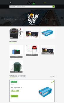 Forle Limited Ecommerce Website