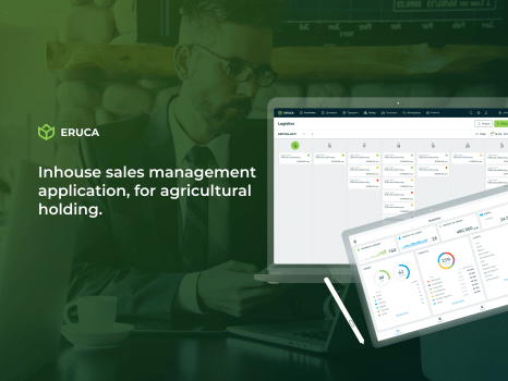 Eruca - Inhouse sales management application, for agricultural holding.