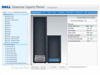 Dell Data Center Capacity Planner