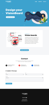 Custom Web Development for Vision Board Design