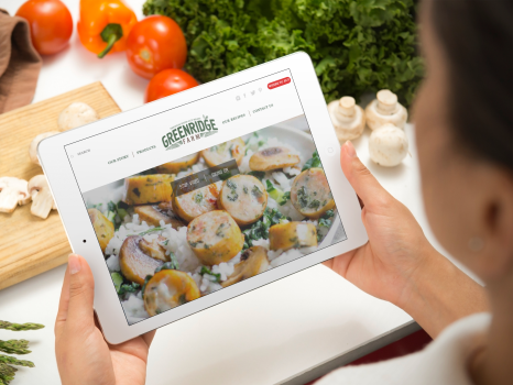 Website Design, Dev, SEO and Marketing for local meat company.