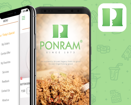 Ponram Mobile App - iOS & Android