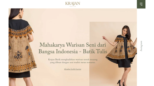 Krajan Batik Web Design