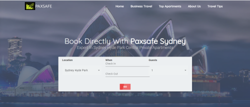 Paxsafe Booking Application