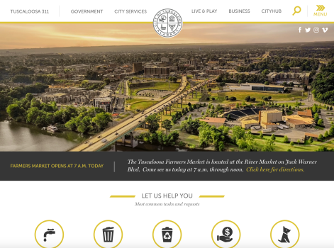 City of Tuscaloosa Website