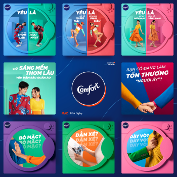 Campaign "Yêu quần áo đậm sâu" for Comfort Viet Nam