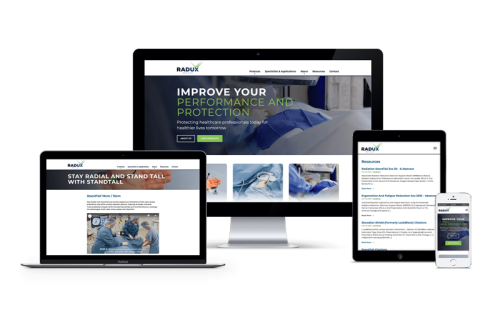 Radux Devices Medical Device Website Design & Sell Sheets