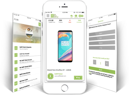 Android and iOS app for Online Raffles