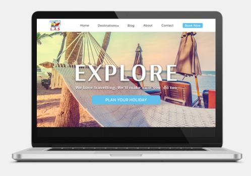 Website Development for a Travel Agency
