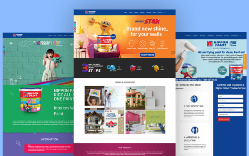 Nippon Paint Website Redesign