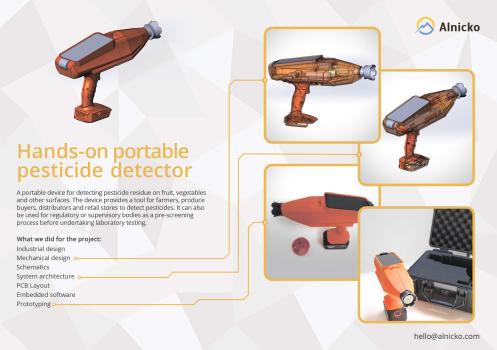 Portable pesticide detector