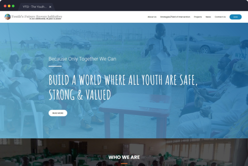 Website Development for a Nigerian NGO
