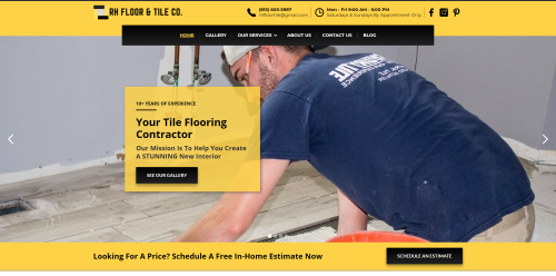 Website Design for RH Floor and Tile Co.