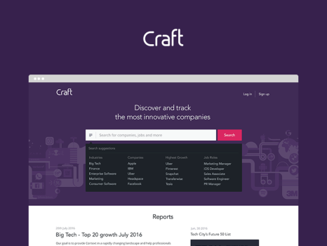 Craft - profiling the world's companies